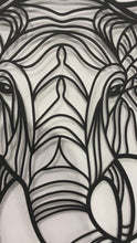 Videoyu Galeri görüntüleyiciye yükleyin ve burada izleyin, Elephant(Dekoratif metal Fil dekoru)

