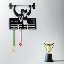 Görseli Galeri görüntüleyiciye yükleyin, No Stop - Sporcu Metal Madalyon Askılığı