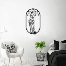 Görseli Galeri görüntüleyiciye yükleyin, Adalet (Themis) Dekoratif Metal Duvar Tablosu