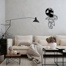 Görseli Galeri görüntüleyiciye yükleyin, ASTRONOT METAL DUVAR DEKOR/Uzay Metal Duvar Dekorasyonu, Metal Duvar Süsleri