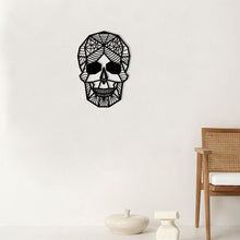 Görseli Galeri görüntüleyiciye yükleyin, Kuru kafa Dekoratif metal tablosu