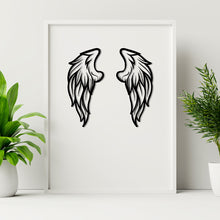 Görseli Galeri görüntüleyiciye yükleyin, MELEK KANATLARI DEKORATİF METAL DUVAR TABLO(Ölçüler Her Bir KANAT İçindir)