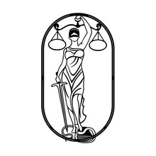 Görseli Galeri görüntüleyiciye yükleyin, Adalet (Themis) Dekoratif Metal Duvar Tablosu