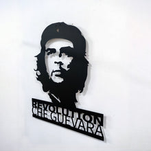 Görseli Galeri görüntüleyiciye yükleyin, SLOGANLI CHE GUEVARA DEKORATİF METAL TABLO