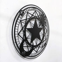 Görseli Galeri görüntüleyiciye yükleyin, Sihirli Daire Dekoratif Metal Duvar Tablosu