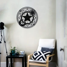 Görseli Galeri görüntüleyiciye yükleyin, Sihirli Daire Dekoratif Metal Duvar Tablosu