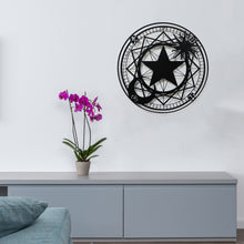 Görseli Galeri görüntüleyiciye yükleyin, Sihirli Daire Dekoratif Metal Duvar Tablosu