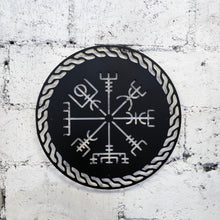 Görseli Galeri görüntüleyiciye yükleyin, Vegvisir Viking Pusulası Temalı Metal Duvar Dekoru