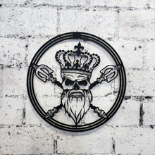 Görseli Galeri görüntüleyiciye yükleyin, Tehlikeli Viking Temalı Metal Duvar Dekoru