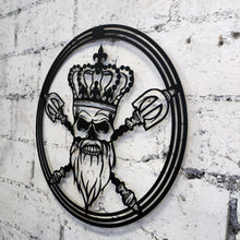 Görseli Galeri görüntüleyiciye yükleyin, Tehlikeli Viking Temalı Metal Duvar Dekoru