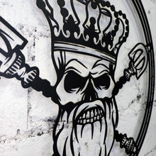 Görseli Galeri görüntüleyiciye yükleyin, Tehlikeli Viking Temalı Metal Duvar Dekoru