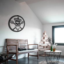 Görseli Galeri görüntüleyiciye yükleyin, Tehlikeli Viking Temalı Metal Duvar Dekoru