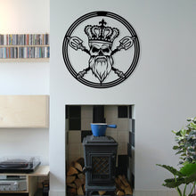 Görseli Galeri görüntüleyiciye yükleyin, Tehlikeli Viking Temalı Metal Duvar Dekoru