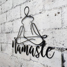 Görseli Galeri görüntüleyiciye yükleyin, Namaste Dekoratif Metal Duvar Dekoru