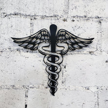 Görseli Galeri görüntüleyiciye yükleyin, Tıp Sembolü Metal Duvar Dekoru