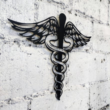 Görseli Galeri görüntüleyiciye yükleyin, Tıp Sembolü Metal Duvar Dekoru