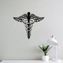 Görseli Galeri görüntüleyiciye yükleyin, Tıp Sembolü Metal Duvar Dekoru