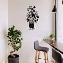 Görseli Galeri görüntüleyiciye yükleyin, Anneler Gününe Özel Metal Çiçek Duvar Dekoru (Canım Annem)