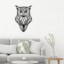 Görseli Galeri görüntüleyiciye yükleyin, Theowl Baykuş dekoratif metal tablo