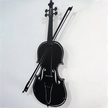 Görseli Galeri görüntüleyiciye yükleyin, Keman Temalı Metal Duvar Dekoru