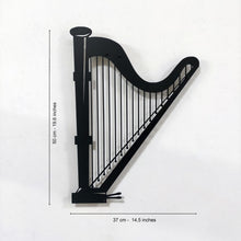 Görseli Galeri görüntüleyiciye yükleyin, Arp Metal Müzik Aleti Duvar Dekoru