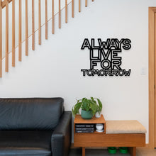 Görseli Galeri görüntüleyiciye yükleyin, Life(Dekoratif metal duvar yazıları dekor)