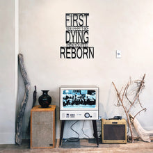Görseli Galeri görüntüleyiciye yükleyin, Yeniden Doğmak Temalı Metal Duvar Yazısı
