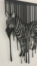 Videoyu Galeri görüntüleyiciye yükleyin ve burada izleyin, Barkod zebra(Dekoratif metal Zebra dekoru)
