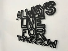 Görseli Galeri görüntüleyiciye yükleyin, Life(Dekoratif metal duvar yazıları dekor)