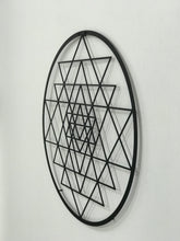 Görseli Galeri görüntüleyiciye yükleyin, Yaşam Çiçeği Kutsal Geometri Dekoratif Metal Tablo
