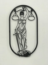 Görseli Galeri görüntüleyiciye yükleyin, Adalet (Themis) Dekoratif Metal Duvar Tablosu