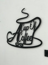 Görseli Galeri görüntüleyiciye yükleyin, COFFEE (kahve)DEKORATİF DUVAR METAL TABLO