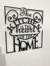 Görseli Galeri görüntüleyiciye yükleyin, Dekoratif metal duvar yazısı tablo(KITCHEN)