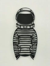 Görseli Galeri görüntüleyiciye yükleyin, ASTRONOT ÇİZGİLİ METAL DUVAR DEKOR/Uzay Metal Duvar Dekorasyonu, Metal Duvar Süsleri