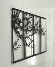 Görseli Galeri görüntüleyiciye yükleyin, SONBAHAR 4 LÜ DEKORATİF METAL TABLO