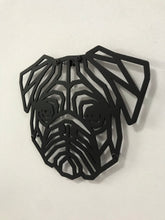 Görseli Galeri görüntüleyiciye yükleyin, Pug Köpek dekoratif metal tablosu