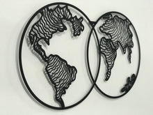 Görseli Galeri görüntüleyiciye yükleyin, World Map Metal Dünya Haritası -Dekoratif Metal Duvar Tablosu Dekoru -