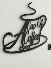 Görseli Galeri görüntüleyiciye yükleyin, COFFEE (kahve)DEKORATİF DUVAR METAL TABLO