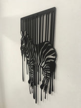 Görseli Galeri görüntüleyiciye yükleyin, Barkod zebra(Dekoratif metal Zebra dekoru)
