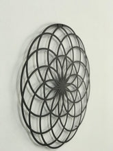 Görseli Galeri görüntüleyiciye yükleyin, Yaşam Çiçeği Merkabah Dekoratif Metal Tablo