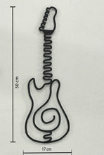 Görseli Galeri görüntüleyiciye yükleyin, MFÖ Gitar Temalı Dekoratif Metal Duvar Tablo17x50 - 24x59 - 16x50 cm