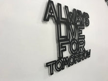 Görseli Galeri görüntüleyiciye yükleyin, Life(Dekoratif metal duvar yazıları dekor)