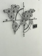 Görseli Galeri görüntüleyiciye yükleyin, PUSULA DÜNYA HARİTASI DEKORATİF TABLO