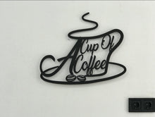 Görseli Galeri görüntüleyiciye yükleyin, COFFEE (kahve)DEKORATİF DUVAR METAL TABLO