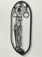 Görseli Galeri görüntüleyiciye yükleyin, Adalet (Themis) Dekoratif Metal Duvar Tablosu