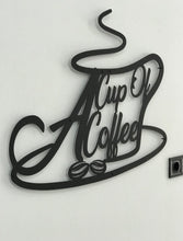 Görseli Galeri görüntüleyiciye yükleyin, COFFEE (kahve)DEKORATİF DUVAR METAL TABLO

