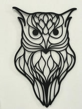 Görseli Galeri görüntüleyiciye yükleyin, Theowl Baykuş dekoratif metal tablo
