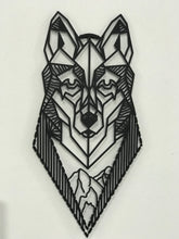 Görseli Galeri görüntüleyiciye yükleyin, WOLF Kurt Temalı Dekoratif Metal Dekoru