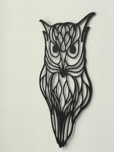 Görseli Galeri görüntüleyiciye yükleyin, Theowl Baykuş dekoratif metal tablo
