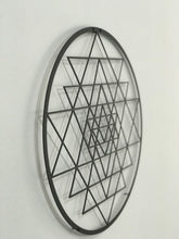 Görseli Galeri görüntüleyiciye yükleyin, Yaşam Çiçeği Kutsal Geometri Dekoratif Metal Tablo